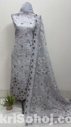 Unstitch Premium Quality Three Piece
